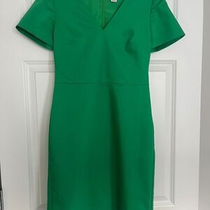 Jcrew green dress